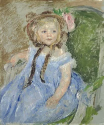 Sara avec un bonnet sombre
